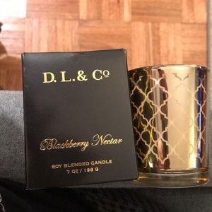 D.L & Co Blackberry Nectar Scented Candle